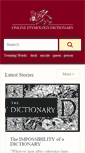 Mobile Screenshot of etymonline.com